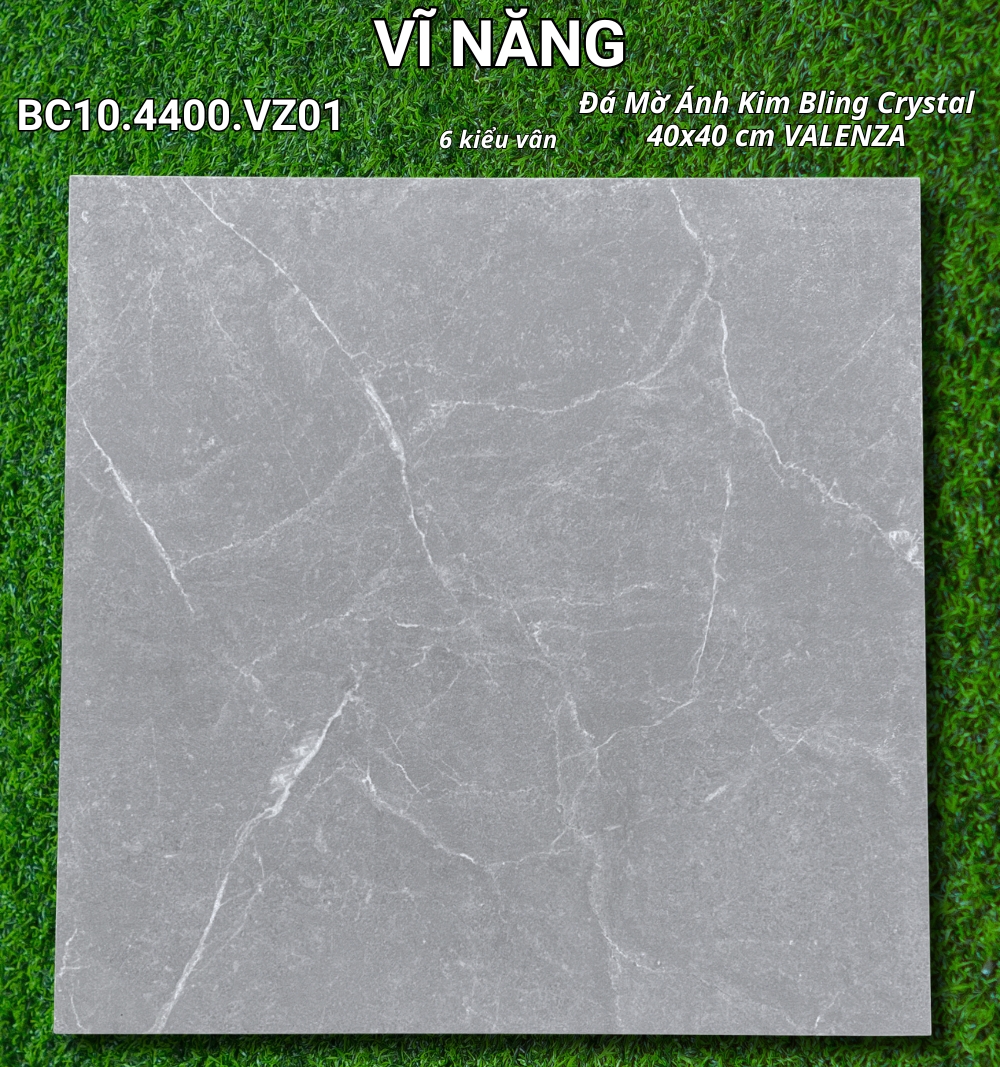 Đá Mờ Ánh Kim Bling Crystal 40x40