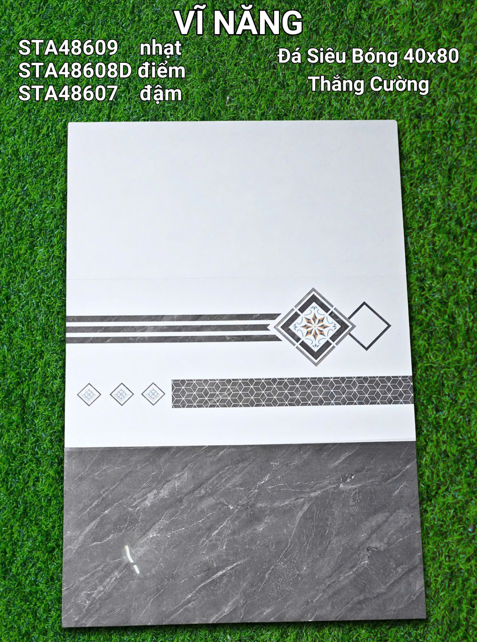 Đá Siêu Bóng 40x80 - STA48609