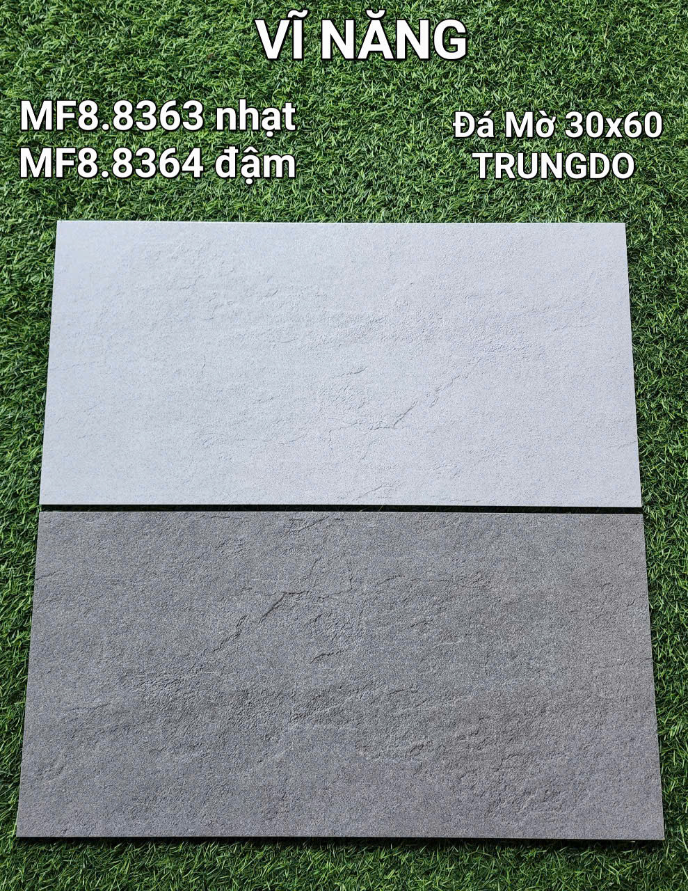 Óp Tường Đá Mờ Matt 30x60 MF8.8363