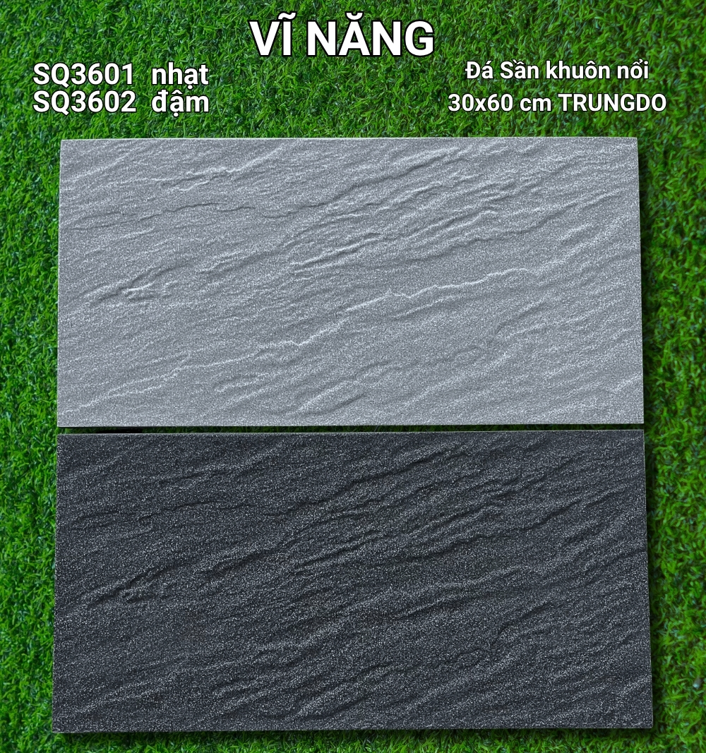 Óp Tường Đá Sần Khuôn Nổi - 30x60 SQ3601- SQ3602